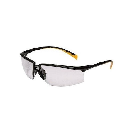 3M Safety Glasses, Indoor/Outdoor Lens, Black Frame, 1 PR 10078371620902